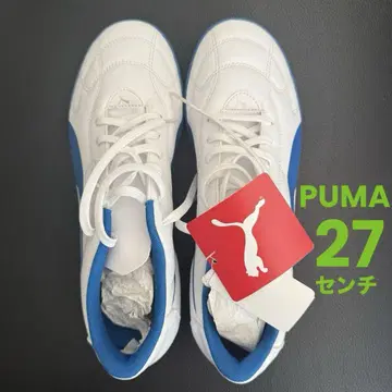 미사용 새상품 푸마 Puma 스니커즈 27cm 화이트/블루