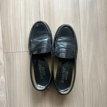 HARUTA 로퍼 23cm 블랙