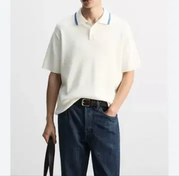 ZARA 남성용 피케 셔츠 새상품