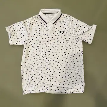 UNDER ARMOUR 꽃무늬 피케 셔츠 골프웨어 새상품급
