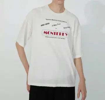 TICCA 티셔츠 몬터레이 MONTEREY 화이트 이번 시즌