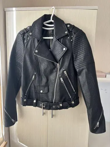 자라 블랙 라이더 자켓 XS