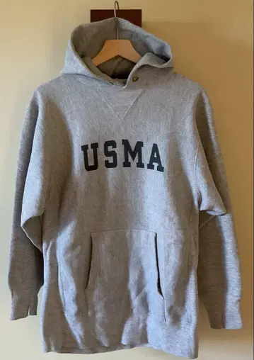 80s 챔피온 USMA 리버스 위브 후드티 빈티지 M