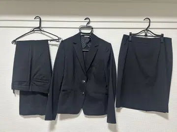Precious 스트레치 블랙 3점 셋업 취업 정장