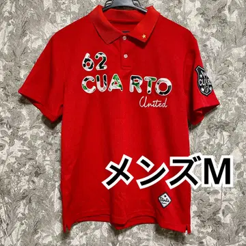 Cuarto UNITED 쿠아르토 유나이티드 피케 셔츠 남성용 M
