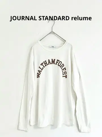 JOURNAL STANDARD relume 로고 롱 슬리브 T