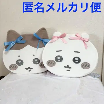 치이카와 (먼작귀) 저반발 쿠션 리본 치이카와 하치와레 2개 세트
