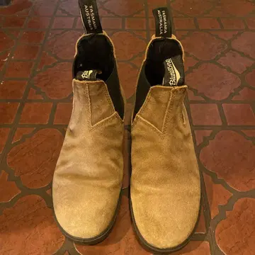 Blundstone 브라운 사이드 고어 부츠 스웨이드 3