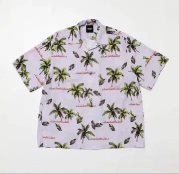 후지이 카제 Feelin' Aloha 알로하 셔츠 L 사이즈