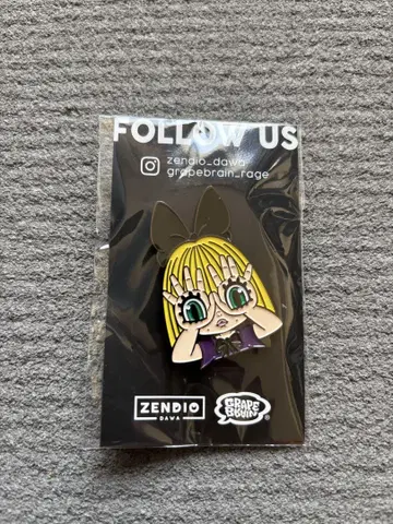 니기루짱 핀즈 GRAPEBRAIN ZENDIO 배지