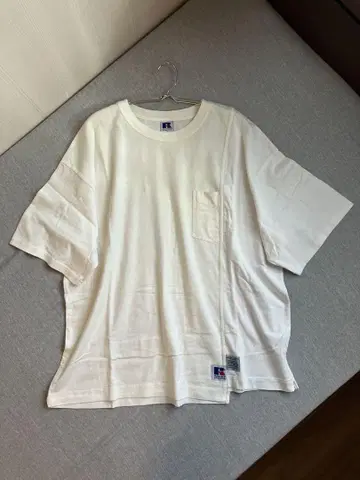 RUSSELL ATHLETIC 화이트 티셔츠 L
