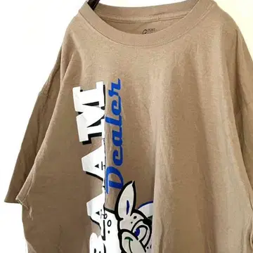 포트 앤 컴퍼니 BAAM 이구아나 티셔츠 L 베이지 구제 의류