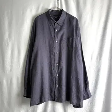 90년대 ISLAND COMPANY 린넨 셔츠 XL 퍼플