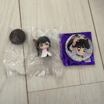귀멸 난자타운 특별임무 캔뱃지 츠유리 카나오 앉아있는대 세트