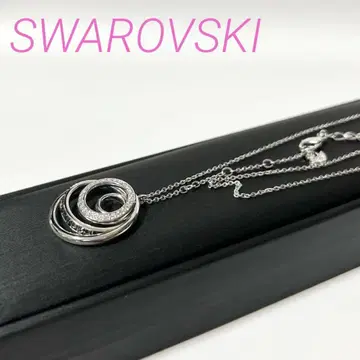 새상품급 SWAROVSKI 스와로브스키 큐빅 목걸이 반지
