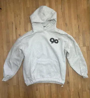 9090 그레이 후드티