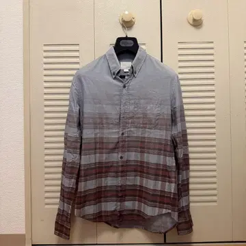 BAND OF OUTSIDERS 긴팔 셔츠 그레이/레드 체크
