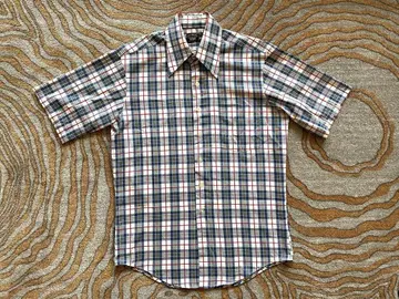 70년대 JC Penney 블랙 택 미국제 반팔 셔츠 카라 심지 빈티지