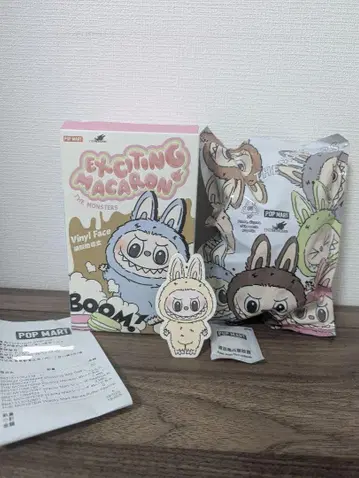 POP MART 라부부 마카롱 Soymilk 크림 Labubu