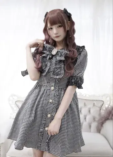 Manon Mimie 로맨틱 도리 스모크 원피스