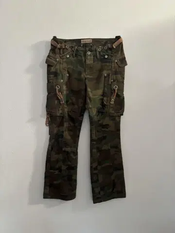 DAILY NEWS 카모 패턴 카고 팬츠 데일리 뉴스 30