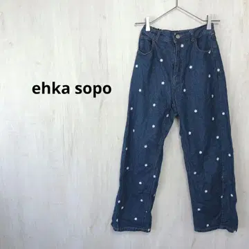 ehka sopo 미니 꽃무늬 청바지 데님