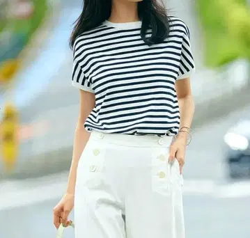 23구 S [세탁 가능] 레이온 폴리에스테르 스트레치 풀오버 니트