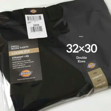 32 x 30 [새상품 미사용] 디키즈 더블니 85283 BLACK