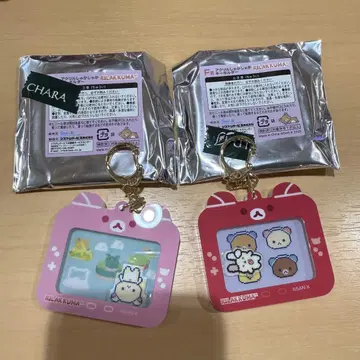 코리락쿠마 아크릴 키링 2세트