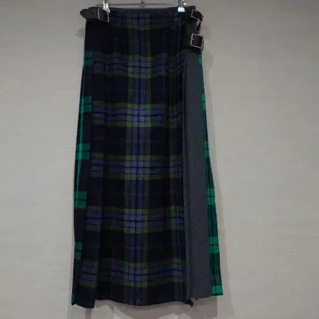 O'NEIL of DUBLIN 체크 무늬 롱 스커트 GB10