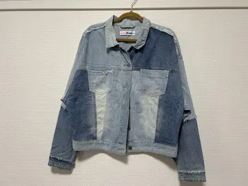데님 패치워크 자켓