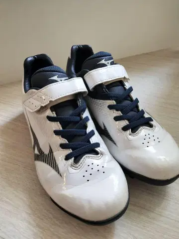 Mizuno 야구 스파이크 화이트/네이비