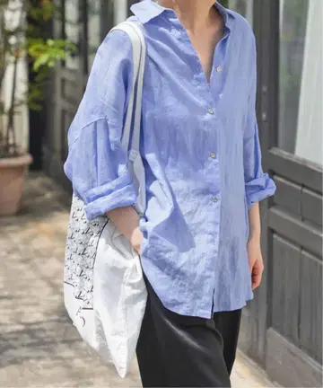 Spick and Span 80 린넨 카슈쿨 빅 셔츠