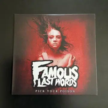 Famous Last Words Pick Your Poison 메탈 코어