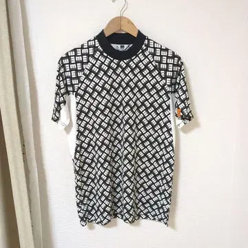 새상품 Munsingwear ENVOY 컬렉션 올 패턴 모크넥 LL