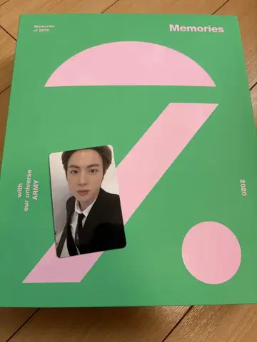 BTS Memories 2020 JIN 트레이딩 카드 포함