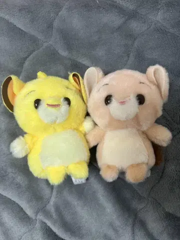 디즈니 우루포챠짱 라이온 킹 심바 날라 봉제 인형