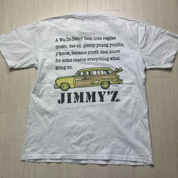 JIMMY'Z 지미즈 티셔츠 M 서핑 백 프린트