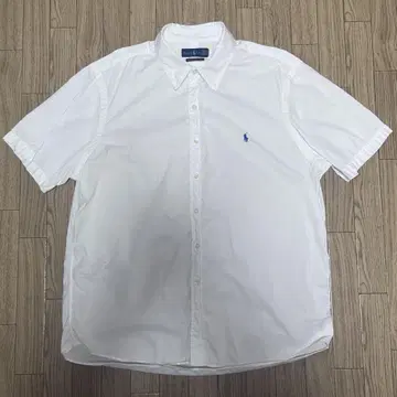 Ralph Lauren 랄프 로렌 화이트 반팔 셔츠