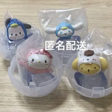 산리오 캐릭터즈 매끈매끈 남극 피규어 전 4종 세트