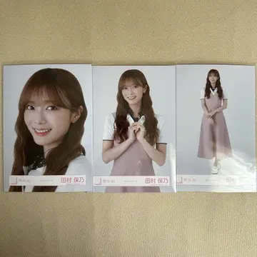 사쿠라자카46 브로마이드 폴로셔츠 코디 타무라 호노 세미 컴프
