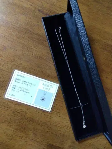 Takashimaya 실버 목걸이 다이아몬드