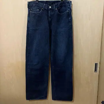 새상품급 45R 다크 블루 스트레이트 데님 사이즈 30