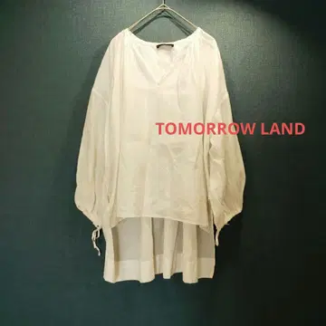 투모로우랜드 ONWARD 블라우스 셔츠 실크 코튼