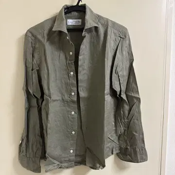 Maker's Shirt 린넨 긴팔 셔츠 올리브