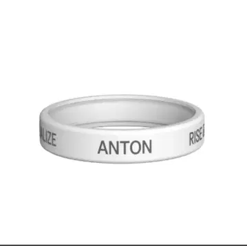 ANTON 반지 화이트