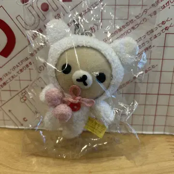 코리락쿠마 따뜻한 토끼 마스코트 키링
