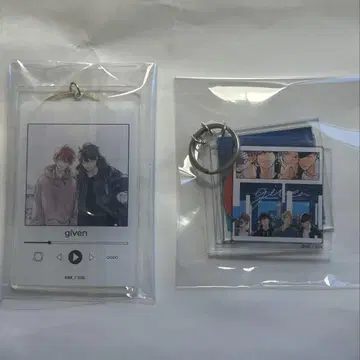 기븐 기븐 전 자켓풍 키링 재생 화면풍 아크릴 키링
