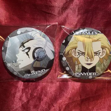 장면 사진 캔뱃지 2 Dr.stone 스탠리 스나이더 제노 세트