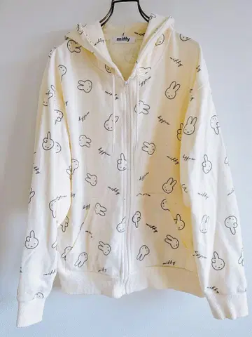 miffy 미피 후드티 크림색